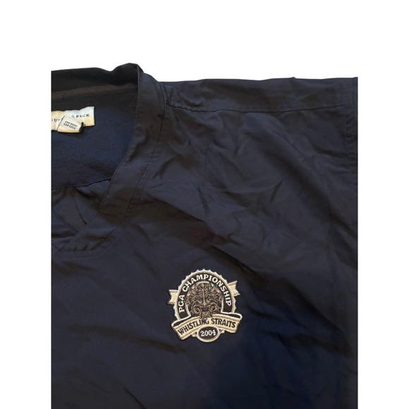 Cutter Buck Mens L G Navy PGA Championship Whistling Straits 2004 Pullover - Picture 4 of 10